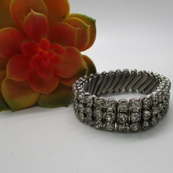 Bracelet vintage rhinestone - Picture 11 of 12